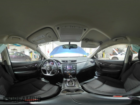 2017 Nissan Rogue S with VIN KNMAT2MV8HP560770, listed as a Copart auction lot 45469185 with 113,651 mi miles and Salvage Title. Bid and sale history available at carsss.com. Image 14.