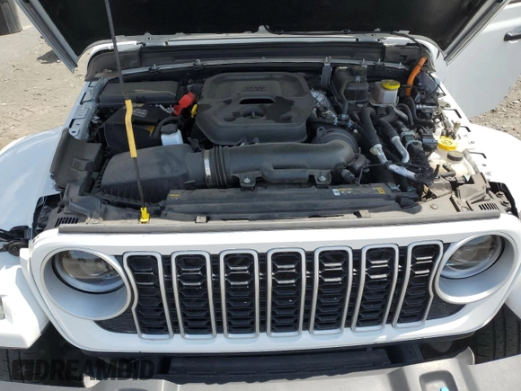2024 Jeep Wrangler Sahara с VIN 1C4RJXP62RW275130, выставлен на аукционе Copart как лот 62665895 с пробегом 21 521 миль миль и На запчасти • Non repairable. История ставок и продаж доступна на DreamBid. Изображение 12.