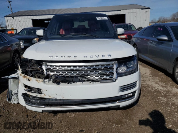 2017 Land Rover Range Rover Autobiography with VIN SALGV2FE8HA330823, listed as a Copart auction lot 50125554 with 93,763 mi miles and Salvage title. Bid and sale history available at DreamBid. Image 5.