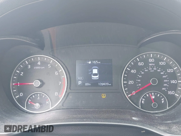 2019 Kia Optima LX with VIN 5XXGT4L32KG337466, listed as a IAAI auction lot 42113128 with 109,409 mi miles and . Bid and sale history available at DreamBid. Image 7.