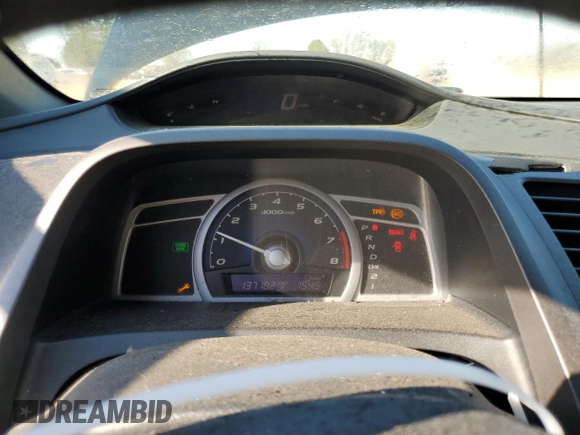 2008 Honda Civic Cpe LX with VIN 2HGFG126X8H568181, listed as a Copart auction lot 47339324 with 137,182 mi miles and Salvage Title. Bid and sale history available at carsss.com. Image 9.