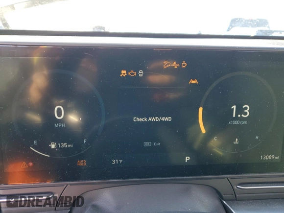 2024 Hyundai Kona Limited with VIN KM8HECA3XRU131811, listed as a Copart auction lot 45565475 with 13,089 mi miles and Salvage Title. Bid and sale history available at carsss.com. Image 9.