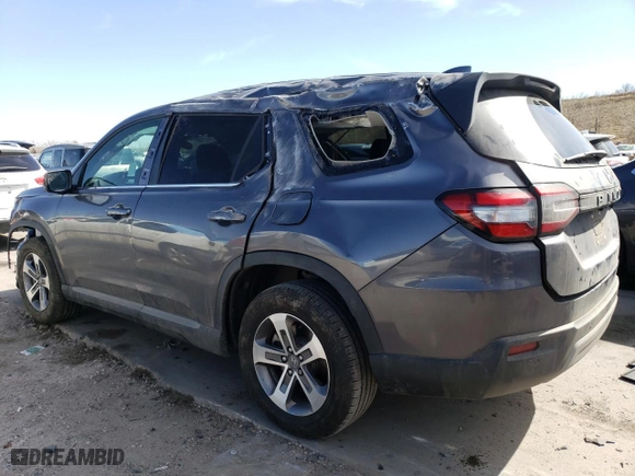2024 Honda Pilot EX-L 8 Passenger with VIN 5FNYG2H44RB000244, listed as a Copart auction lot 48798865 with 16,179 mi miles and Salvage Title. Bid and sale history available at carsss.com. Image 2.