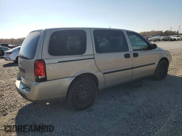 2007 Chevrolet Uplander LS Fleet with VIN 1GNDV23177D123176, listed as a Copart auction lot 82914374 with 141,974 mi miles and Salvage Title. Bid and sale history available at carsss.com. Image 3.