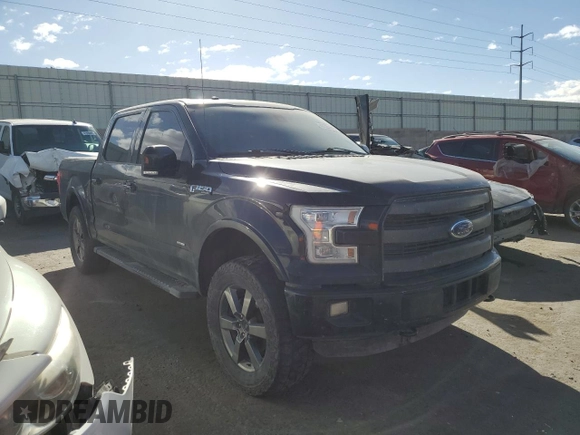 2016 Ford F-150 XLT with VIN 1FTEW1EG9GKD63962, listed as a Copart auction lot 47525745 with 0 mi miles and Salvage Title. Bid and sale history available at carsss.com. Image 4.