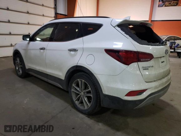 2017 Hyundai Santa Fe 2.0T z VIN 5XYZUDLA3HG456149, wystawiony jako Copart lot #37585923 z przebiegiem 111 627 mil mil oraz Szkoda całkowita • Salvage title. Historia ofert i sprzedaży dostępna na DreamBid. Obrazek 2.