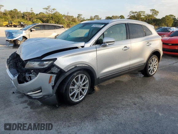 2019 Lincoln MKC Reserve with VIN 5LMCJ3C97KUL46993, listed as a Copart auction lot 55403035 with 42,638 mi miles and Salvage title. Bid and sale history available at DreamBid. Image 1.