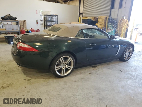 2008 Jaguar XK with VIN SAJWA44C689B23526, listed as a Copart auction lot 83029804 with 82,939 mi miles and Salvage Title. Bid and sale history available at carsss.com. Image 3.