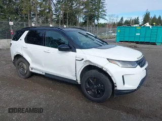 2020 Land Rover Discovery Sport SE with VIN SALCP2FX3LH840748, listed as a IAAI auction lot 41808064 with 47,711 mi miles. Bid and sale history available at carsss.com. Image 1.
