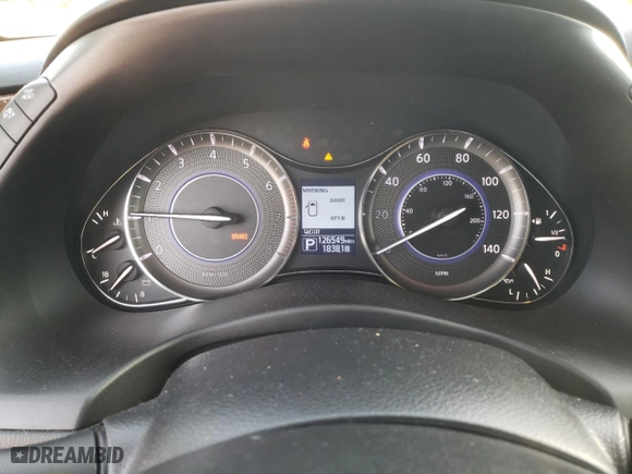 2017 Infiniti QX80 with VIN JN8AZ2NE7H9151634, listed as a Copart auction lot 82794044 with 126,549 mi miles and Salvage Title. Bid and sale history available at carsss.com. Image 9.