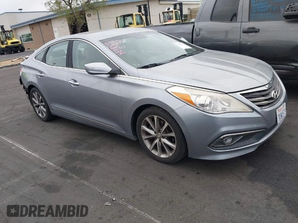 2015 Hyundai Azera • with VIN KMHFG4JG7FA449134, listed as a IAAI auction lot 42024291 with 130,625 mi miles and . Bid and sale history available at carsss.com. Image 1.