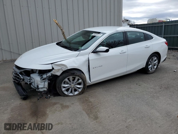 2025 Chevrolet Malibu LT with VIN 1G1ZD5STXSF141313, listed as a Copart auction lot 53520395 with 5,391 mi miles and Non Repairable. Bid and sale history available at DreamBid. Image 1.