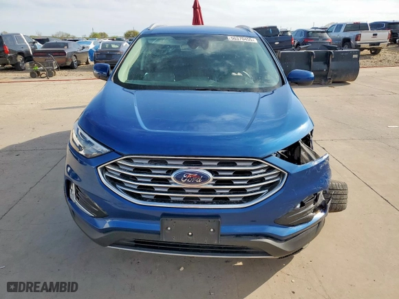 2022 Ford Edge SEL with VIN 2FMPK4J9XNBB09287, listed as a Copart auction lot 50370455 with 0 mi miles and Salvage Title. Bid and sale history available at carsss.com. Image 5.