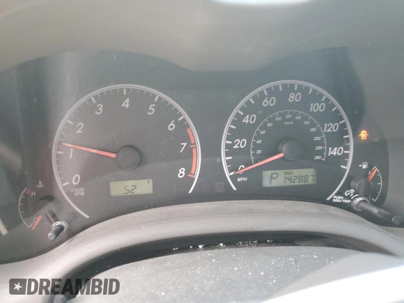 2010 Toyota Corolla with VIN 1NXBU4EE2AZ295195, listed as a Copart auction lot 45234635 with 142,887 mi miles and Salvage Title. Bid and sale history available at DreamBid. Image 9.