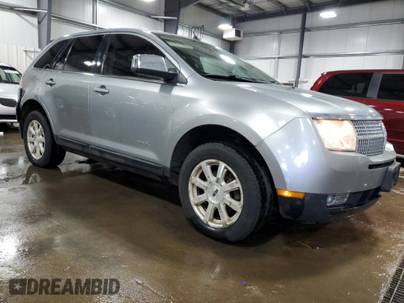 2007 Lincoln MKX with VIN 2LMDU88C87BJ27901, listed as a Copart auction lot 52516685 with 195,343 mi miles and Salvage Title. Bid and sale history available at carsss.com. Image 4.