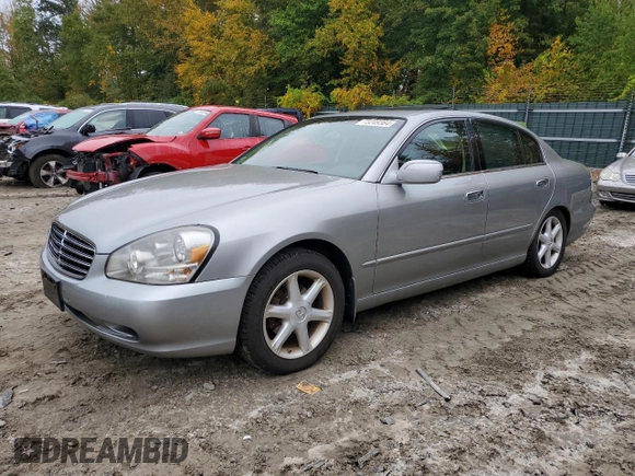 2002 Infiniti Q45 z VIN JNKBF01A52M002920, wystawiony jako Copart lot #73249364 z przebiegiem 95 955 mil mil oraz Tytuł czysty. Historia ofert i sprzedaży dostępna na DreamBid. Obrazek 1.
