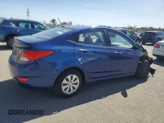 2015 Hyundai Accent GLS with VIN KMHCT4AE1FU905186, listed as a Copart auction lot 54892325 with 17,782 mi miles and Salvage Title. Bid and sale history available at DreamBid. Image 3.