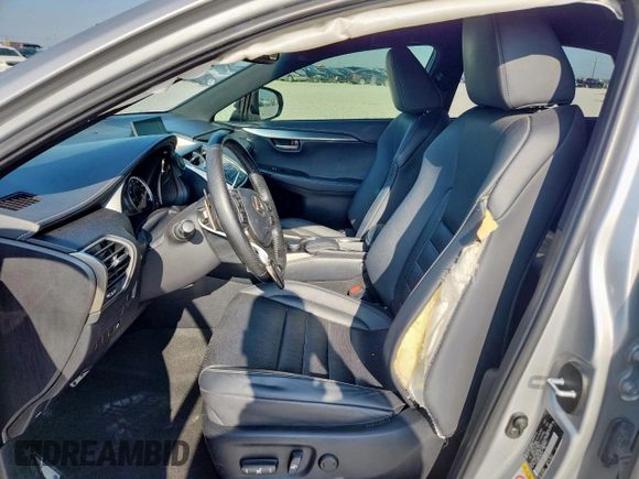 2017 Lexus NX 200t with VIN JTJYARBZXH2081618, listed as a Copart auction lot 57838325 with 96,172 mi miles and Salvage title. Bid and sale history available at DreamBid. Image 7.