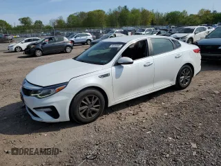 2020 Kia Optima LX with VIN 5XXGT4L34LG422083, listed as a Copart auction lot 55036985 with 67,312 mi miles and Salvage title. Bid and sale history available at DreamBid. Image 1.