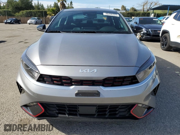 2023 Kia Forte GT-Line with VIN 3KPF54AD8PE568339, listed as a Copart auction lot 46496325 with 17,379 mi miles and Salvage Title. Bid and sale history available at carsss.com. Image 5.