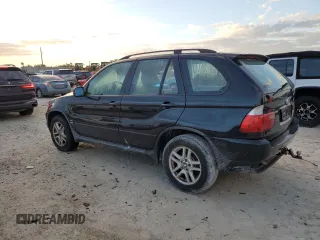 2005 BMW X5 3.0i with VIN 5UXFA13535LB09774, listed as a Copart auction lot 73848924 with 0 mi miles and Salvage Title. Bid and sale history available at carsss.com. Image 2.