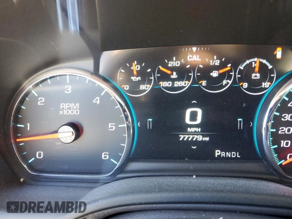 2019 GMC Yukon XL Denali with VIN 1GKS2HKJ2KR103446, listed as a Copart auction lot 88519755 with 77,779 mi miles and Salvage Title. Bid and sale history available at DreamBid. Image 9.