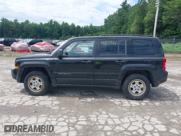 2017 Jeep Patriot Sport with VIN 1C4NJRBB7HD128164, listed as a IAAI auction lot 42577060 with 153,125 mi miles and . Bid and sale history available at DreamBid. Image 14.