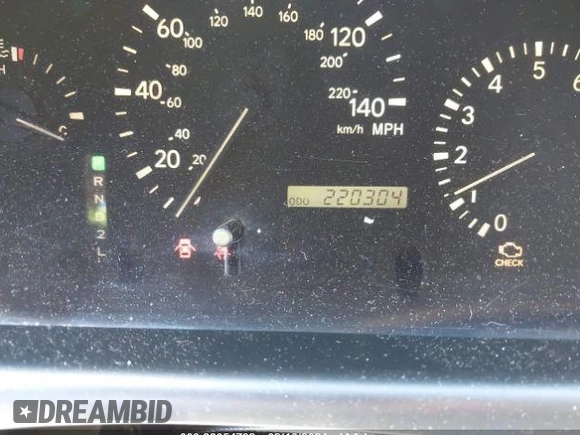 2002 Lexus RX 300 with VIN JTJGF10U920133281, listed as a IAAI auction lot 38054792 with 220,304 mi miles and . Bid and sale history available at DreamBid. Image 7.