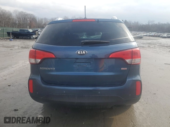 2014 Kia Sorento LX with VIN 5XYKTCA6XEG435159, listed as a Copart auction lot 46936445 with 0 mi miles and Salvage Title. Bid and sale history available at carsss.com. Image 6.