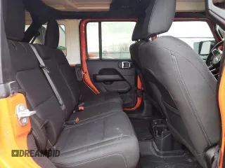 2018 Jeep Wrangler Unlimited Sahara z VIN 1C4HJXEG3JW248594, wystawiony jako Copart lot #46171035 z przebiegiem 78 979 mil mil oraz Szkoda całkowita • Salvage title. Historia ofert i sprzedaży dostępna na DreamBid. Obrazek 10.