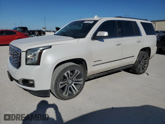 2018 GMC Yukon Denali with VIN 1GKS1CKJ9JR303082, listed as a Copart auction lot 49703325 with 191,991 mi miles and Clean Title. Bid and sale history available at carsss.com. Image 1.