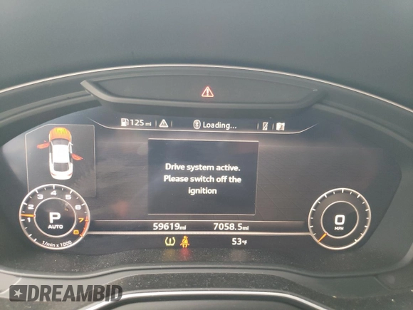 2018 Audi A5 Sportback Premium Plus with VIN WAUENCF51JA065167, listed as a Copart auction lot 45390213 with 59,619 mi miles. Bid and sale history available at carsss.com. Image 9.