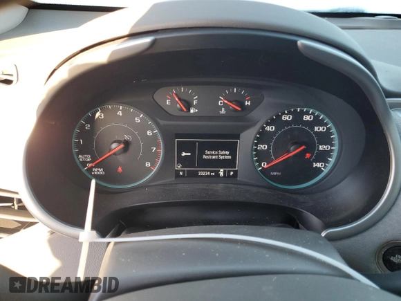 2022 Chevrolet Malibu LS with VIN 1G1ZB5ST2NF215673, listed as a Copart auction lot 45935285 with 33,234 mi miles and Salvage Title. Bid and sale history available at DreamBid. Image 9.