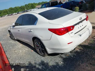 2017 Infiniti Q50 Premium with VIN JN1EV7AR5HM839081, listed as a IAAI auction lot 42663515 with 73,870 mi miles and . Bid and sale history available at DreamBid. Image 3.
