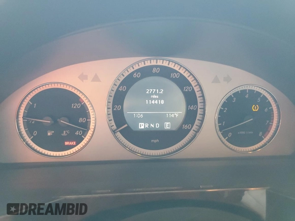 2012 Mercedes-Benz GLK 350 with VIN WDCGG5GB8CF896428, listed as a Copart auction lot 61532844 with 114,418 mi miles and Salvage Title. Bid and sale history available at DreamBid. Image 9.