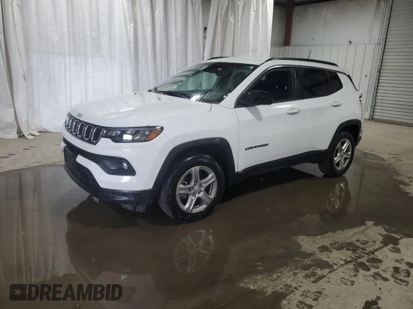 2023 Jeep Compass Latitude with VIN 3C4NJDBNXPT561788, listed as a Copart auction lot 53894225 with 34,253 mi miles and Clean Title. Bid and sale history available at DreamBid. Image 1.