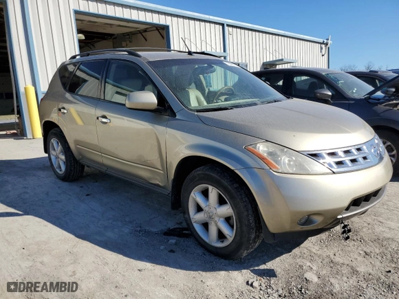 2005 Nissan Murano S with VIN JN8AZ08W45W400686, listed as a Copart auction lot 79385174 with 138,018 mi miles and Salvage Title. Bid and sale history available at carsss.com. Image 4.