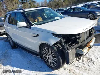 2017 Land Rover Discovery HSE with VIN SALRRBBV9HA005326, listed as a IAAI auction lot 41394044 with 108,595 mi miles. Bid and sale history available at carsss.com. Image 1.