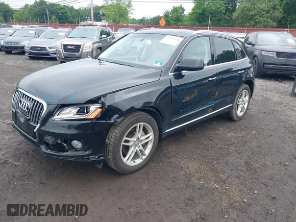 2016 Audi Q5 Premium Plus with VIN WA1L2AFP9GA140516, listed as a IAAI auction lot 42537538 with 134,388 mi miles and . Bid and sale history available at DreamBid. Image 18.