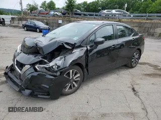2021 Nissan Versa SV with VIN 3N1CN8EV7ML806320, listed as a Copart auction lot 64251185 with 39,157 mi miles and Salvage title. Bid and sale history available at DreamBid. Image 1.