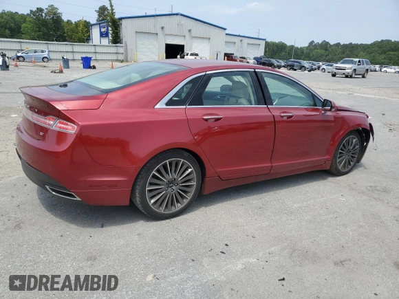 2014 Lincoln MKZ z VIN 3LN6L2GK4ER825465, wystawiony jako Copart lot #55911345 z przebiegiem 78 783 mil mil oraz Szkoda całkowita • Salvage title. Historia ofert i sprzedaży dostępna na DreamBid. Obrazek 3.