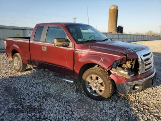 2009 Ford F-150 STX with VIN 1FTRX12899FB22037, listed as a Copart auction lot 48327745 with 0 mi miles and Salvage Title. Bid and sale history available at carsss.com. Image 4.