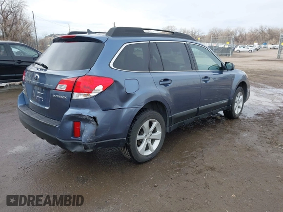 2014 Subaru Outback 2.5i Premium with VIN 4S4BRCCC0E3258106, listed as a IAAI auction lot 41151640 with 87,089 mi miles. Bid and sale history available at carsss.com. Image 4.