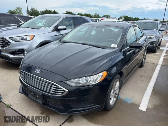 2018 Ford Fusion SE with VIN 3FA6P0H75JR178422, listed as a IAAI auction lot 42203241 with 125,555 mi miles. Bid and sale history available at carsss.com. Image 1.