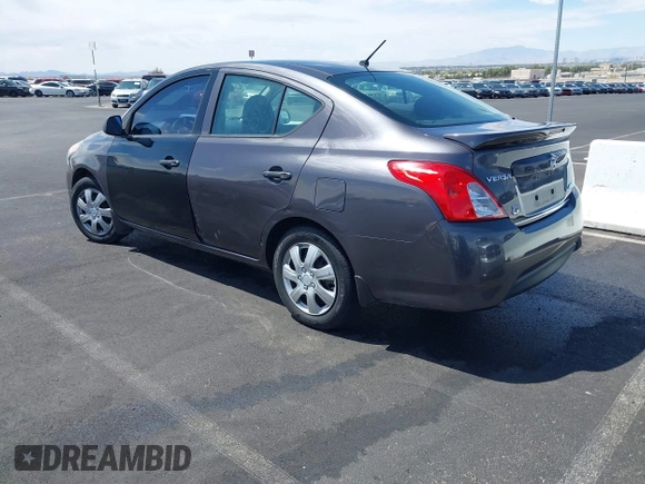 2015 Nissan Versa SV with VIN 3N1CN7AP5FL860073, listed as a IAAI auction lot 42035884 with 48,956 mi miles. Bid and sale history available at carsss.com. Image 3.
