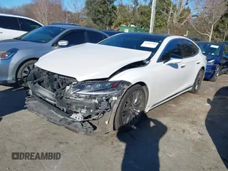 2018 Lexus LS with VIN JTHB5LFF9J5003179, listed as a IAAI auction lot 41207520 with 109,345 mi miles. Bid and sale history available at carsss.com. Image 2.