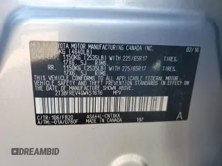 2016 Toyota RAV4 LE with VIN 2T3BFREV4GW451616, listed as a Copart auction lot 50143575 with 128,034 mi miles and Salvage Title. Bid and sale history available at DreamBid. Image 13.