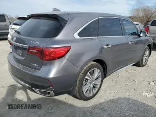 2018 Acura MDX w/Technology Pkg with VIN 5J8YD4H5XJL003410, listed as a Copart auction lot 49534555 with 55,539 mi miles and Salvage Title. Bid and sale history available at carsss.com. Image 3.