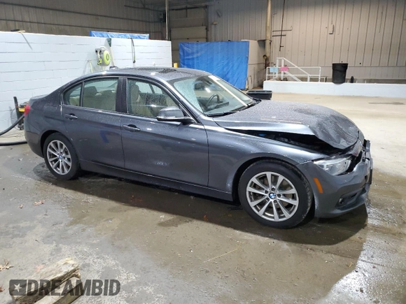 2018 BMW 3 Series 320i xDrive with VIN WBA8E5G52JNU46686, listed as a Copart auction lot 81999984 with 121,394 mi miles and Salvage Title. Bid and sale history available at carsss.com. Image 4.