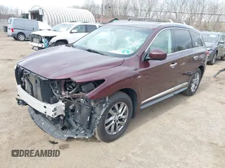 2014 Infiniti QX60 with VIN 5N1AL0MM3EC529582, listed as a IAAI auction lot 41844458 with 127,063 mi miles and . Bid and sale history available at carsss.com. Image 18.